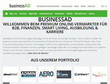 Tablet Screenshot of businessad.de